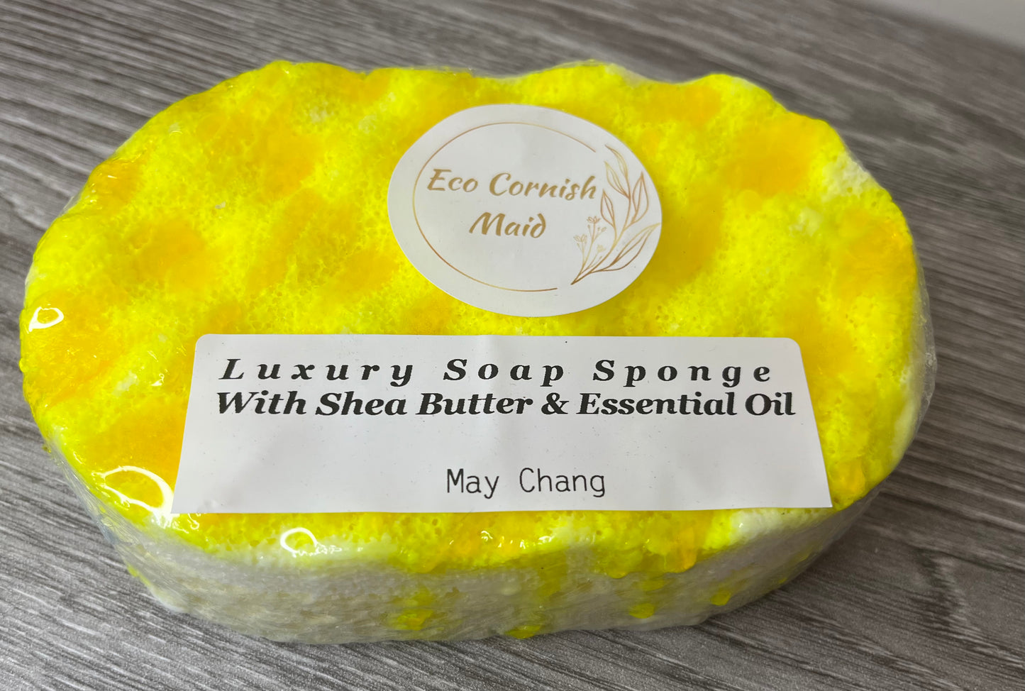 May Chang Luxury Essential Oil & Shea Butter Soap Sponge